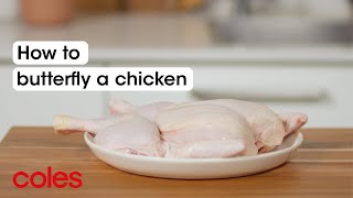 How to butterfly a chicken | Back to Basics | Coles