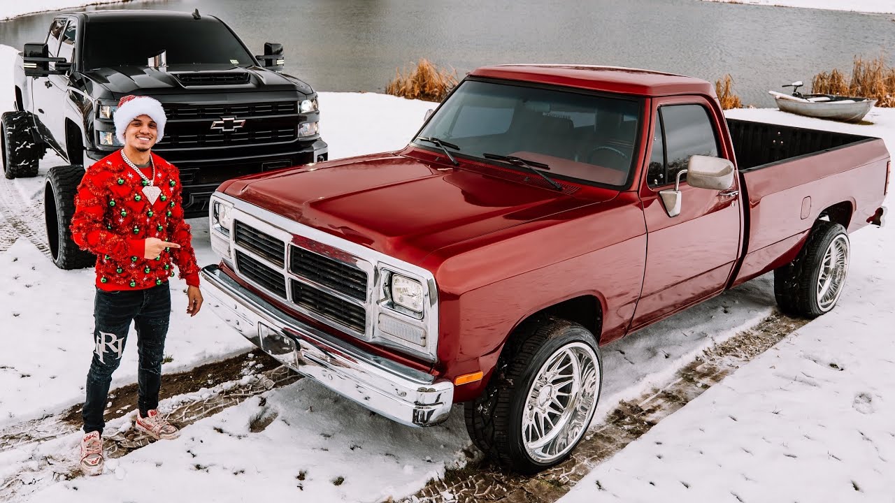 First Gen Cummins Gets Massive Wheels And Tires Youtube 