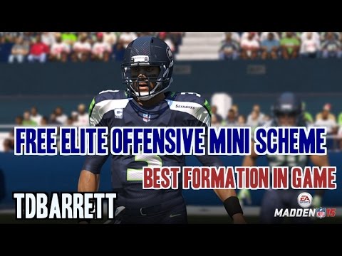 Madden 15 TD Barrett Free Elite Offensive Mini Scheme Best Formation Explained!