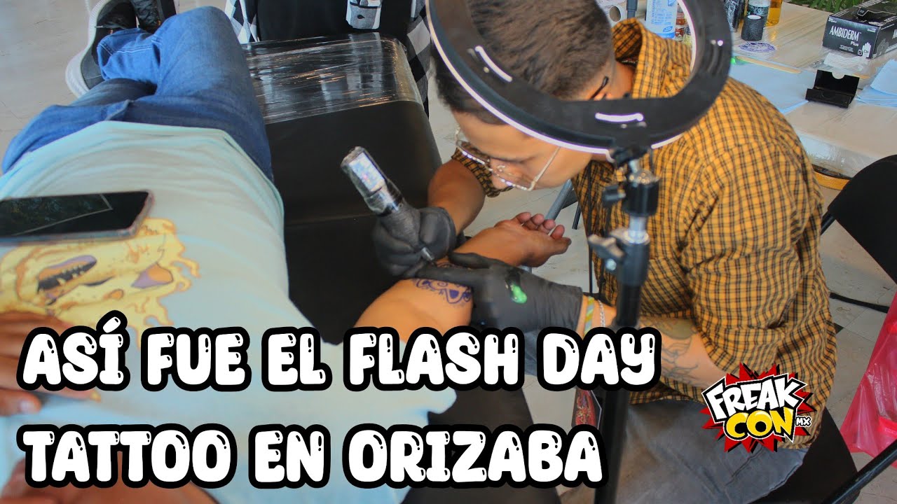 Así se vivió el Flash tattoo day en Orizaba junio 2023 
