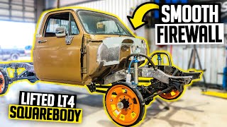 Custom Supercharged K10 Firewall Fabrication  LT4 Swapped Chevy Squarebody Ep. 3