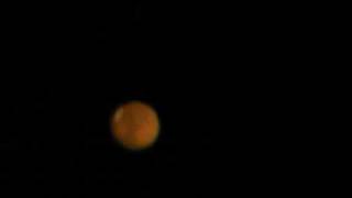 Mars on July 29th, 2003 from Earth through a telescope