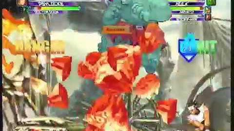 MvC2: Hulk + Hayato AAA 100% Combo by MagusOld (GC Glitch)