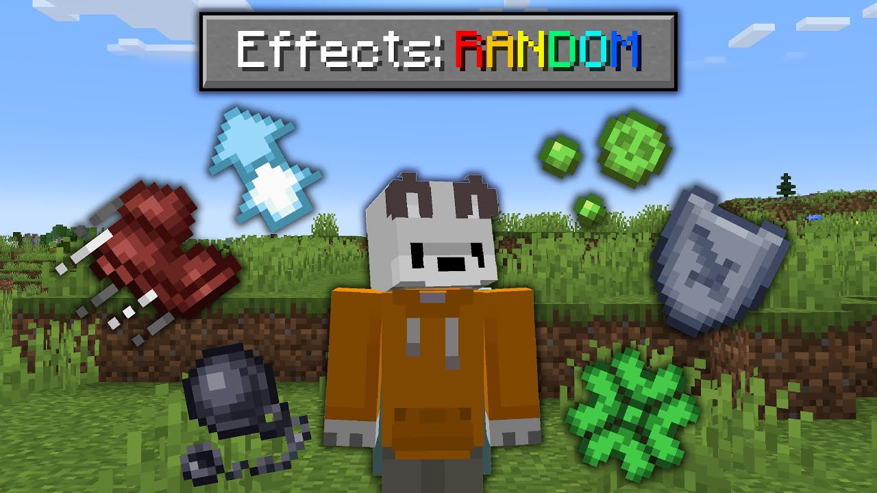 Minecraft But You Get a Random Effect Every 10 Seconds - YouTube