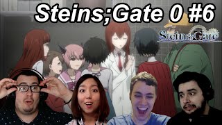 Steins;Gate 0 #6 Reactions | Great Anime Reactors!!! | 【シュタインズゲート ゼロ】【海外の反応】