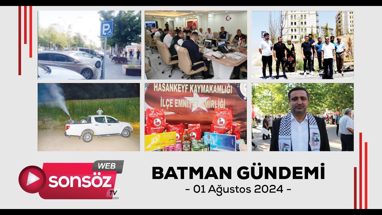 Batman G&uuml;ndemi 01 ağustos 2024