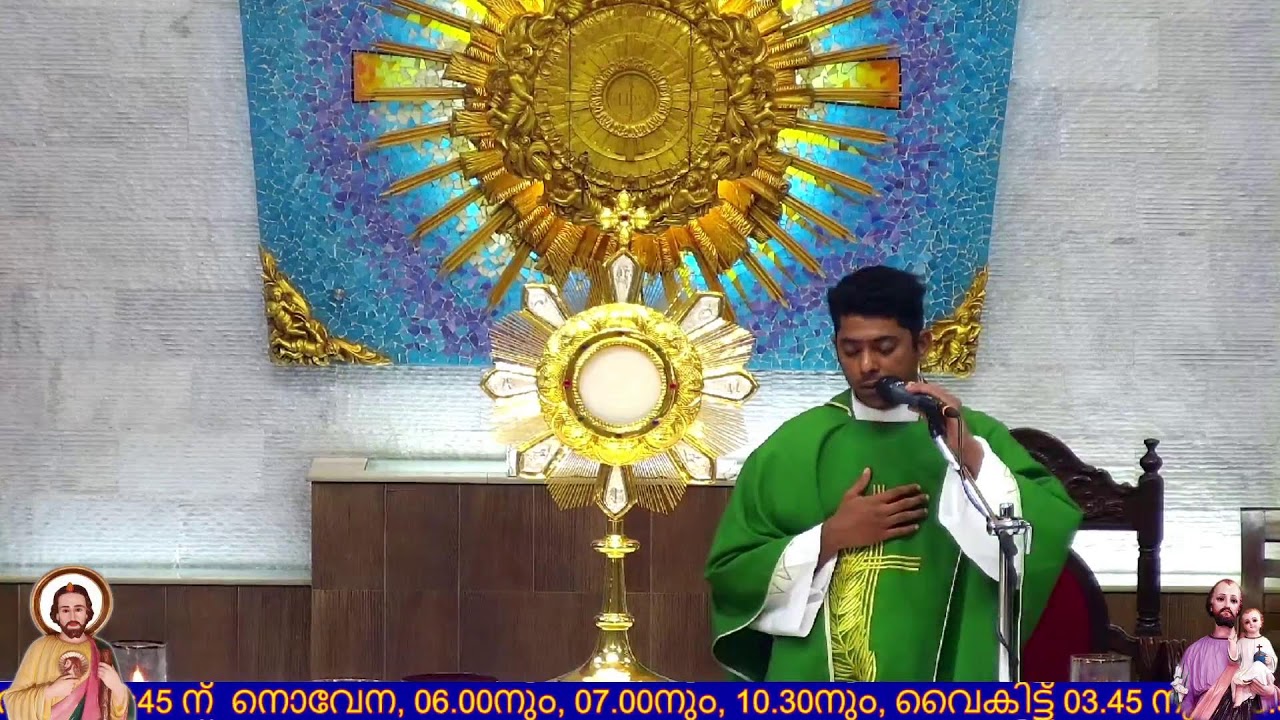 19-01-2026 Monday  6.am &7.am  Holy Mass St Joseph & St JUDE Church Thevara