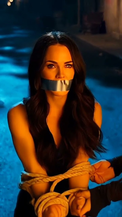 Megan Fox  tape gagged AI