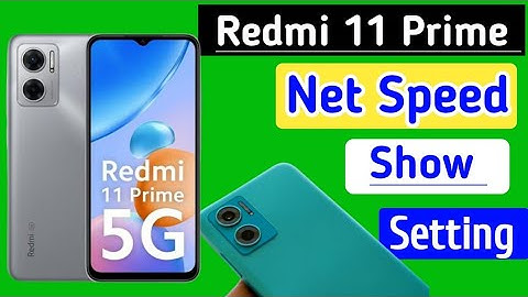 how to show net speed in redmi 11 prime mobile | redmi 11 prime me net speed show setting
