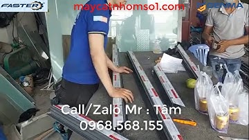 Lắp Đặt dàn máy làm cửa nhôm xingfa Tại Bình Dương