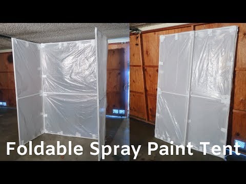 DIY Portable Spray Paint Tent 