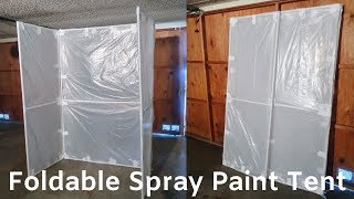 DIY Portable Spray Paint Tent