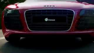 AUDI R8 CGI TEST #SIMTUB