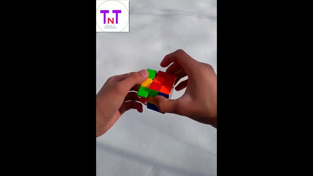zig zag pattern of Rubik's cube Rubik's cube tricks shorts YouTube