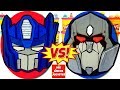 Huevos Sorpresa Gigantes de Transformers Autobots VS Decepticons de Plastilina Play Doh en Español