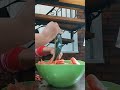 . "I'm making compote from watermelon. #WatermelonCompote