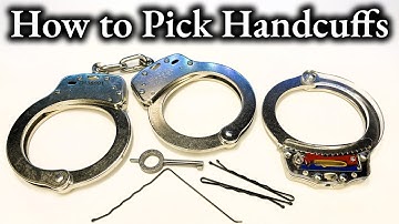 How to Pick Handcuffs with a Bobby Pin #Lockpicking