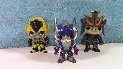 Funko POP Transformers Collection Unboxing Optimus Prime Bumblebee Drift
