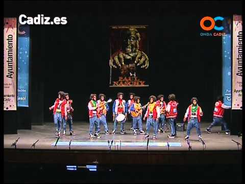 Actuación de Los cachorros del hombre lobo en preliminares del COAC 2013