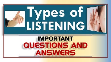 Types of Listening – Questions & Answers | 1st Sem B.Com/BBA/B.Sc/BCA/BA/BSW | BNU SEP Scheme