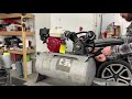 Gas powered air compressor. *Homemade*