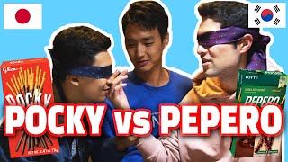 Pocky vs Pepero - Blindfolded Taste Test