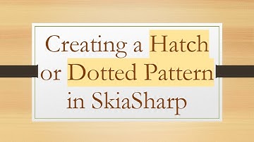 Creating a Hatch or Dotted Pattern in SkiaSharp