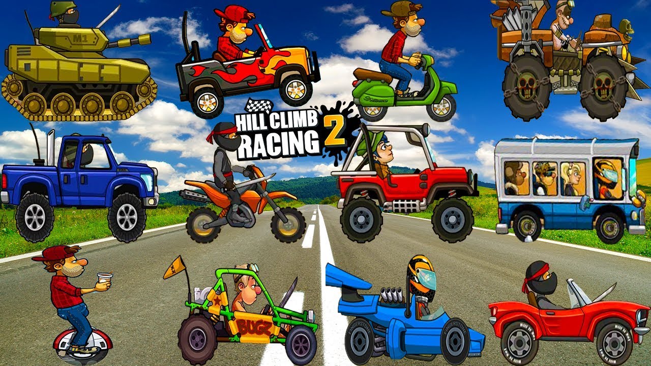 Hill Climb Racing 2 Unlocked All Legendary Vehicles 