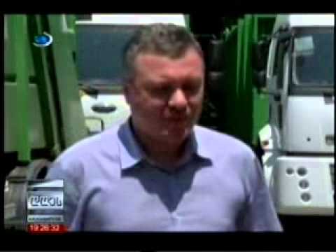 ნაგავმზიდი ავტომანქანები და ნარჩენების ურნები ოზურგეთის მუნიციპალიტეტს