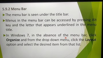 Elements of windows, part 5, Chapter 5, Working with Windows, Unit 1, in Tamil, A. Jaya Mabel Rani