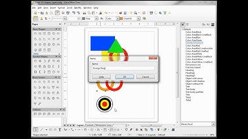 LibreOffice Draw (17) Shapes Part 6 Position and Size and Shape Name