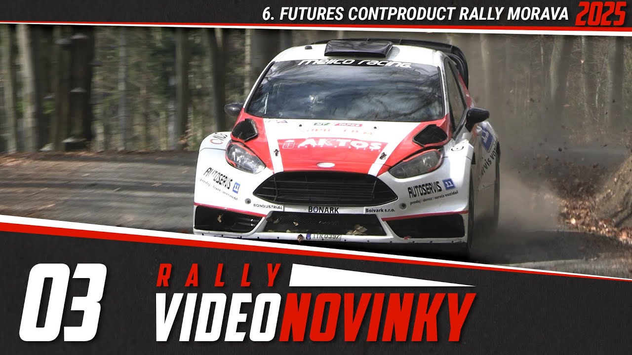 6. Futures Contproduct Rally Morava 2025 - 🎥⁣ VIDEONOVINKY 03 - průjezdy a rozhovory v cíli