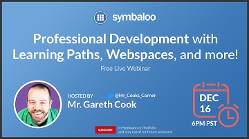 Webinar: Professional Development with Learning Paths, Webspaces, and more!