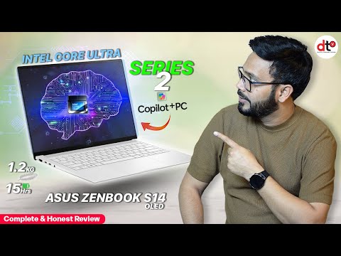 ASUS Zenbook S14 OLED Ft. Intel Core Ultra (Series 2)🤩 I Unboxing & Complete Review 🔥