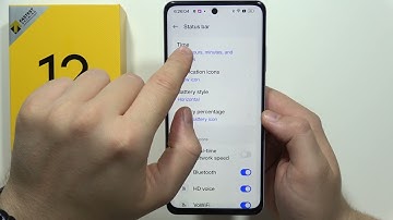 Realme 12 5G: How to Show Clock Seconds on Status Bar