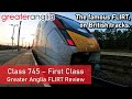 BRAND-NEW GA Class 745 Stadler FLIRT - First Class Review (London to Norwich)