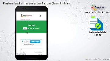 Amigos.com | Online Books Purchase Demo Video.