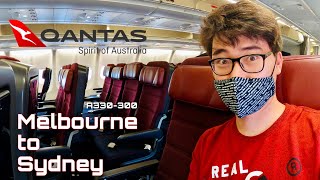 Qantas A330 Melbourne to Sydney Flight Review - Is this the best Economy class in Australia? (Eps.5) screenshot 5