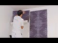 How to hang wallpaper with a straight match