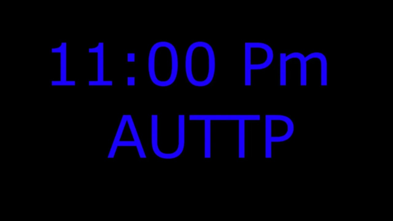 11:00 PM AUTTP logo