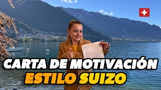 Cómo Escribir una Carta de Motivación Perfecta al Estilo Suizo.