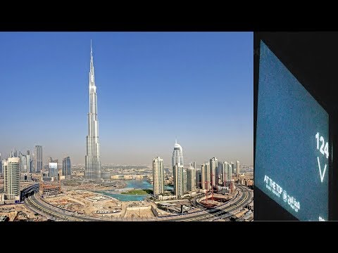 World's longest travel distance elevator - Burj Khalifa Dubai