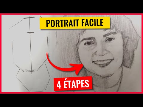 Vidéo: Comment Dessiner Un Portrait à Partir D'une Photo