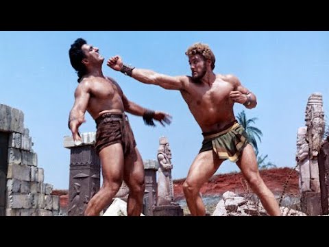 La Batalla De Los Héroes Legendarios Hércules Contra Sansón Duelo De Músculos Cine Clásico 