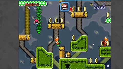 Super Mario Flash 2 custom level: Mt. Challenger