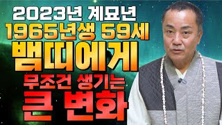 2023년 대박나는띠 계묘년에 금전복 터져 대박나는 1965년생 59세 뱀띠운세?! 65년생 뱀띠에게 생길 …