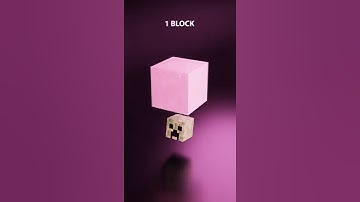 1 Vs 262,144 Blocks Rigid Body Simulation #blender  #3dart #minecraft #3danimation