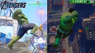 GTAV Hulk Vs Marvel Avengers Hulk | Comparison