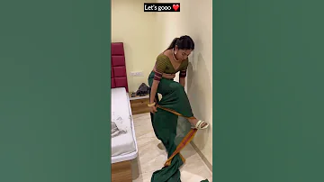 Easy Nauvari Saree Draping Youtube Youtubeshorts Viral Grwm Meesho Nauvarisaree Viral 