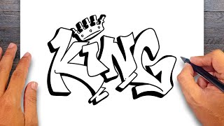 Download Lagu How to draw Graffiti King MP3